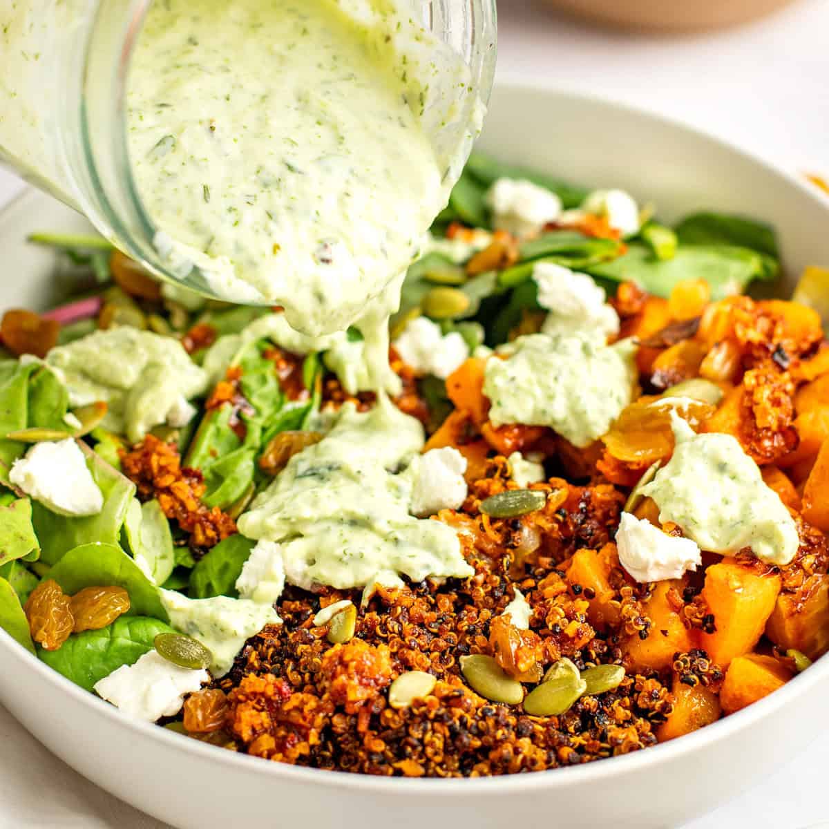 Turn Leftover Quinoa into a Crispy Butternut Squash Salad